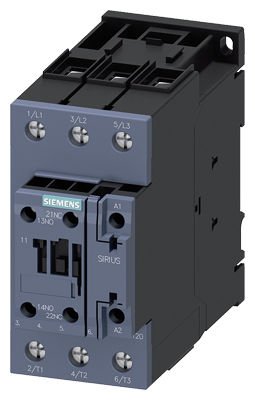 3RT2038-1AP00 | Siemens  ÜÇ FAZLI; SIRIUS KONTAKTÖR; AC 230V BOBİNLİ; 37 KW; 1NO+1NC