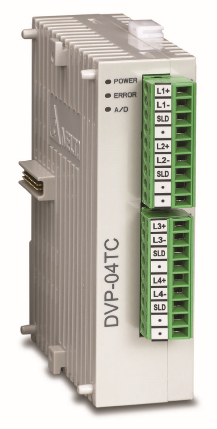 DVP04TC-S | Delta 4  J / K / R / S / T / E / N / -80mV~80mV Sıcaklık Sensörü Girişi