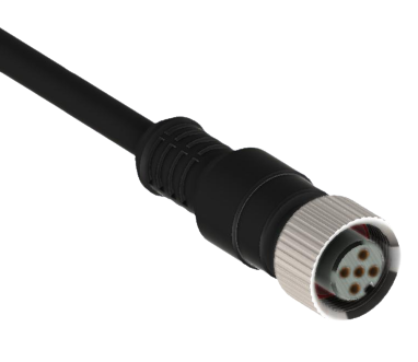 BRC12-SF42N0-02BPVC | Berrcab M12 Düz Dişi 4 Pin 2 Metre PVC Kablolu Konektör - Sensör/Aktüatör Kablosu