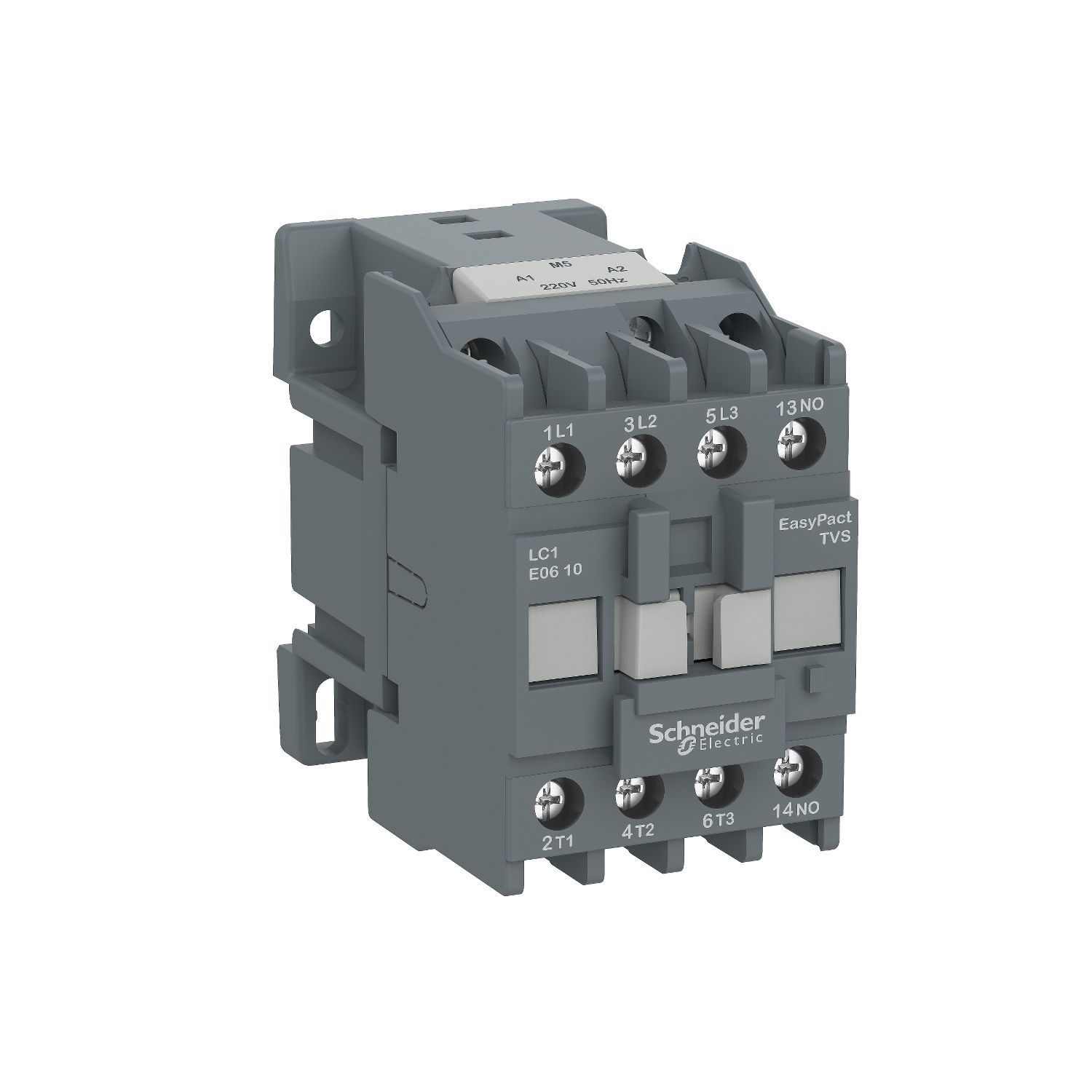 LC1E1210M5 | Schneider Easy Serisi 3 Kutup 12A Kontaktör - 220 VAC bobin