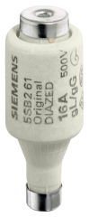 5SB2711 | Siemens 20A; DII; 500V; DIAZED SİGORTA BUŞONU; GECİKMELİ;