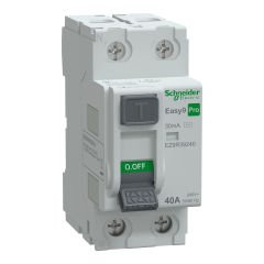 EZ9R39240 | Schneider Kaçak Akım Koruma Rölesi, Easy9 Pro, 2P, 40A, AC Tip, 30mA