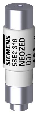 5SE2304 | Siemens 400V AC;250V DC ÇALIŞMA SINIFI:gL/gG; ANMA AKIMI:4A; BOY:D01; KAHVERENGİ RENKLİ