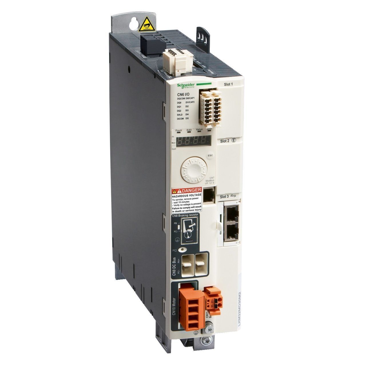 LXM32SD12N4 | Schneider motion servo drive, Lexium 32, 3A, three phase, supply voltage 208 to 480V, 0.9kW
