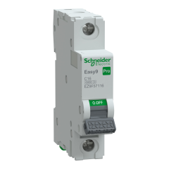 EZ9F57116 | Schneider Otomatik Sigorta, Easy9 Pro, 1P, 16A,C Eğrisi