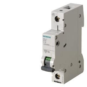 5SL4110-6 | Siemens Otomatik Sigorta - 10 Amper, 1 Kutup, 6kA, B Eğrisi