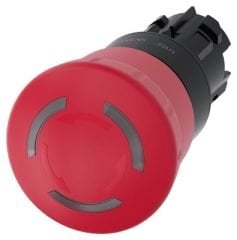 3SU1001-1HB20-0AA0 | Siemens Sirius ACT Plastik Çevir-Kur, ışıklı 40 mm Acil Stop Mantar Butonlar