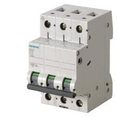 5SL6301-7 | Siemens Otomatik Sigorta - 1 Amper, 3 Kutup, 6kA, C Eğrisi