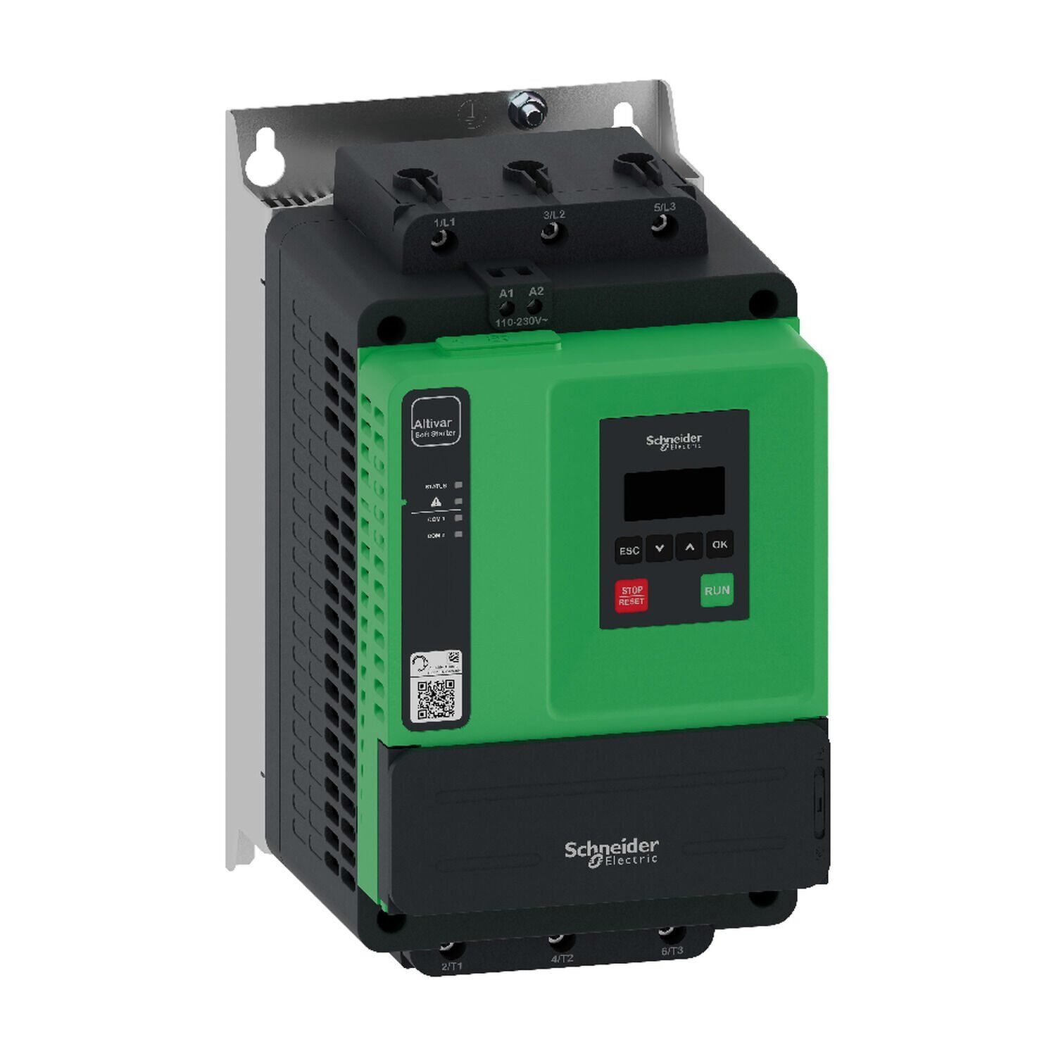 ATS430D75S6 | Schneider ATS430, 75A, 208 ila 600V AC, kontrol gerilimi 110 ila 230V AC Soft Starter - Yumuşak yolverici