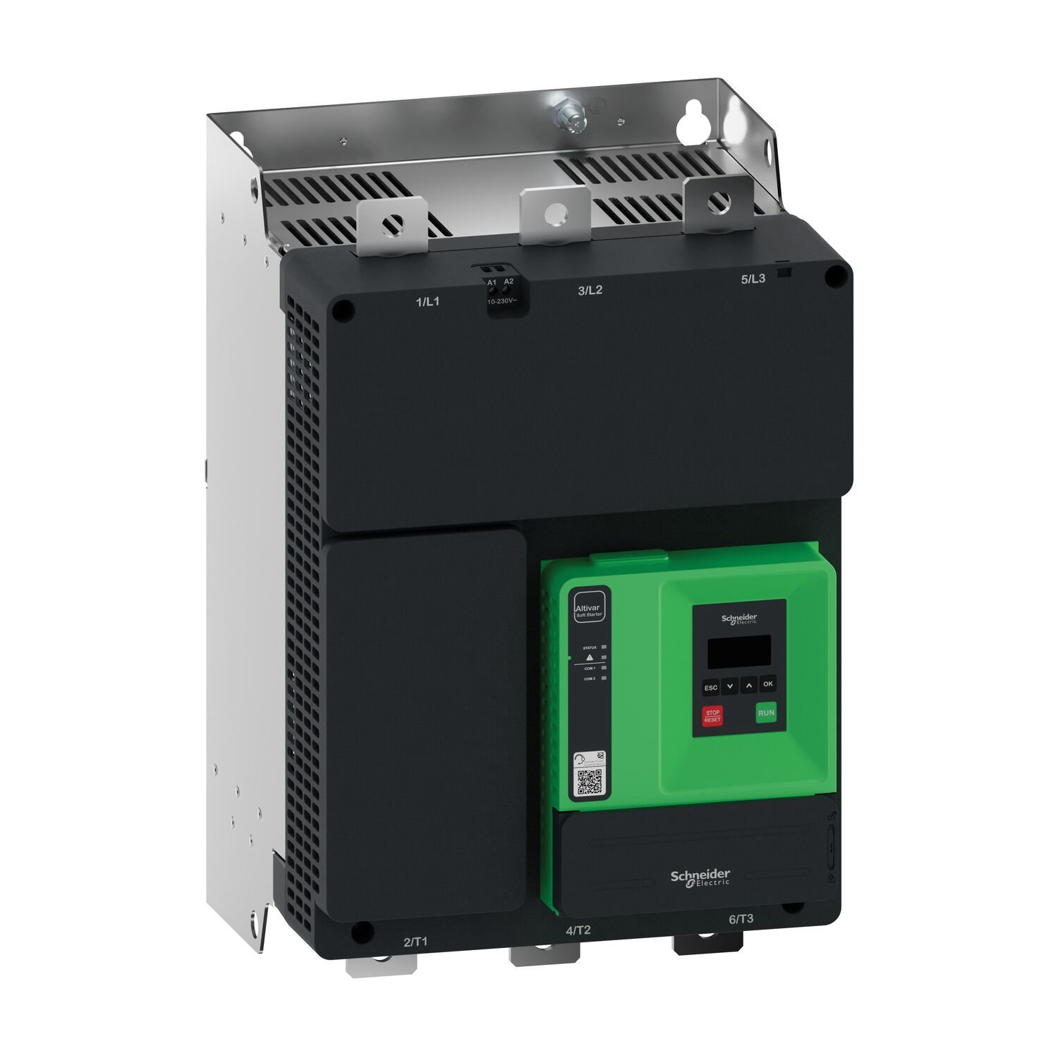 ATS430C48S6 | Schneider ATS430, 480A, 208 to 600V AC, kontrol gerilimi 110 to 230V AC Soft Starter - Yumuşak yolverici