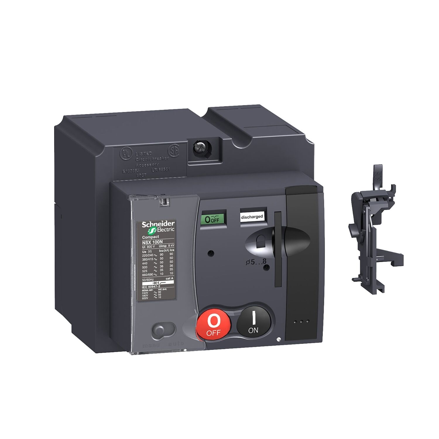 LV431541 | Schneider motor mekanizması - MT250 - SDE adaptör - 208..277 V 60Hz / 220..240 V 50/60Hz