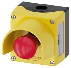 3SU1801-0NA00-2AC2 | Siemens Sirius ACT Kutulu Acil Durdurma Buton Setleri Çevir-Kur, plastik gövde,1NC kontak, korumalı